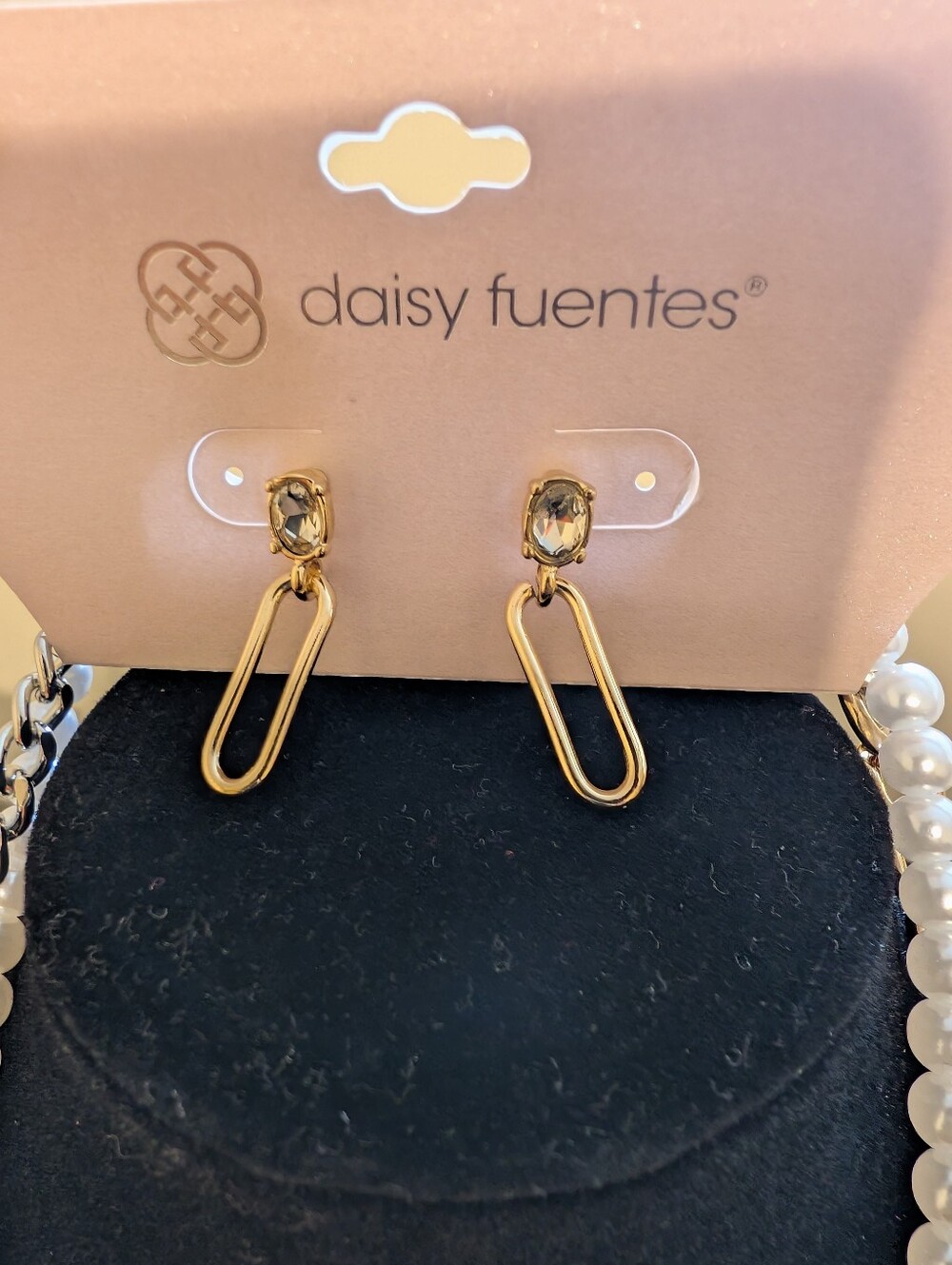 Daisy Fuentes Gold and Pearl Layered Necklace Set - Picture 2 of 6